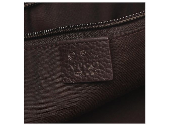 Borsa Boston Gucci Sherry Line Marrone Beige - vista 4