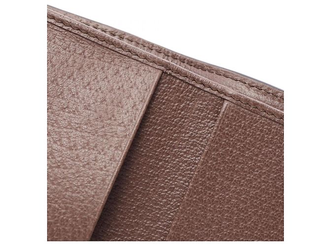 Cartera tri-fold Gucci Ophidia GG Supreme Castaño Multicolor Beige - vista 8