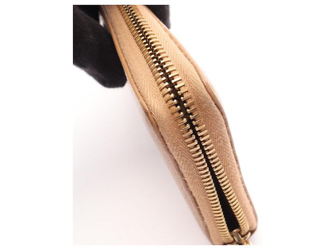 Cartera larga redonda Gucci Soho Interlocking G Castaño - vue 12