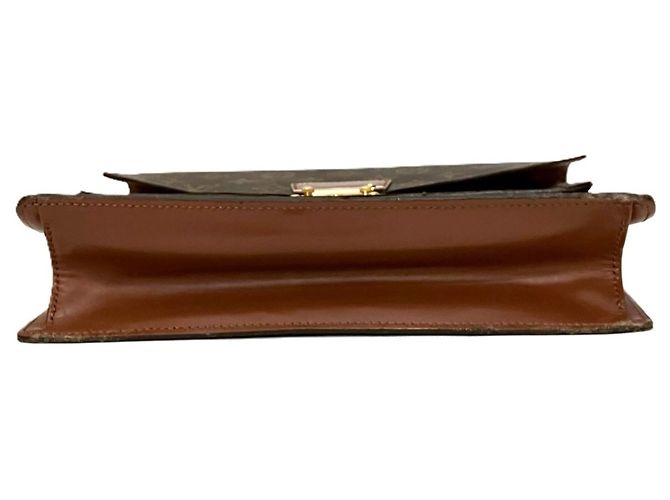 Borsa Business Louis Vuitton Monceau 28 Marrone - vista 3