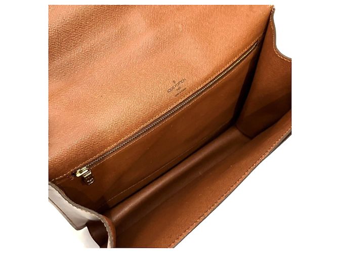Borsa Business Louis Vuitton Monceau 28 Marrone - vista 7