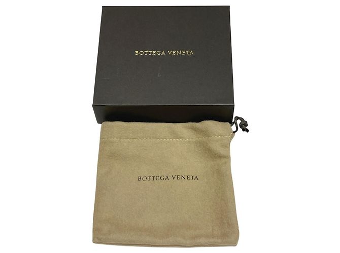 Cartera bi-fold Intrecciato Bottega Veneta Azul marino - vista 5