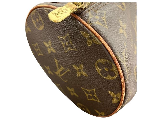 Borsa a mano Louis Vuitton Papillon 26 Marrone - vista 9