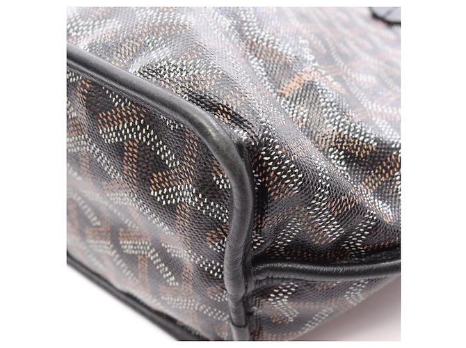 Goyard Ange Mini Pouch Wendbare Tote Bag Braun Schwarz Weiß - Ansicht 7