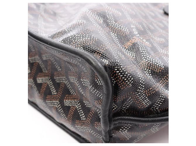 Goyard Ange Mini Pouch Wendbare Tote Bag Braun Schwarz Weiß - Ansicht 8