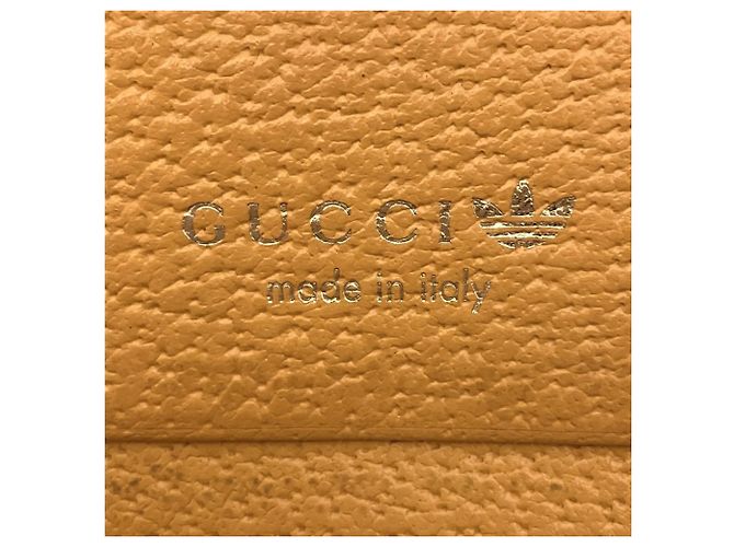 Cartera bi-fold Gucci Horsebit de cuero amarillo - vista 4