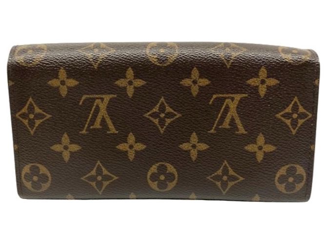Louis Vuitton Portefeuille Sarah Long Wallet Marrone - vista 2