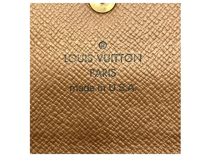 Louis Vuitton Portefeuille Sarah Long Wallet Marrone - vista 4