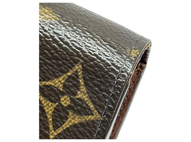 Louis Vuitton Portefeuille Sarah Long Wallet Marrone - vista 7