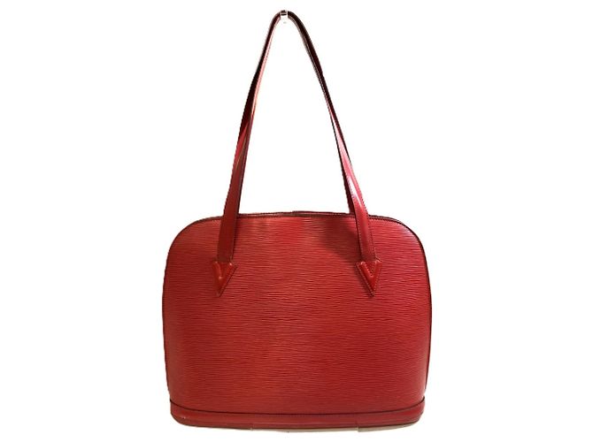 Louis Vuitton Lussac Handtasche Rot - Ansicht 2