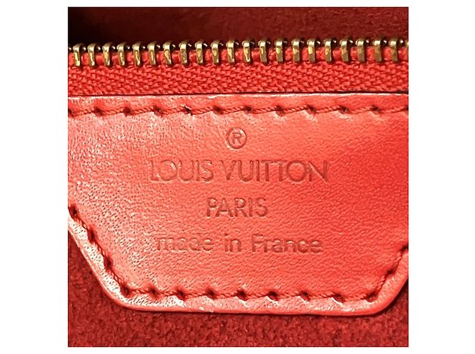 Louis Vuitton Lussac Handtasche Rot - Ansicht 4