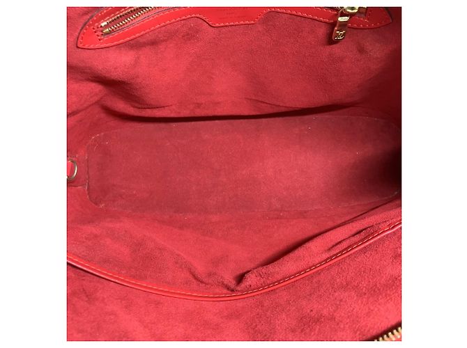 Louis Vuitton Lussac Handtasche Rot - Ansicht 5