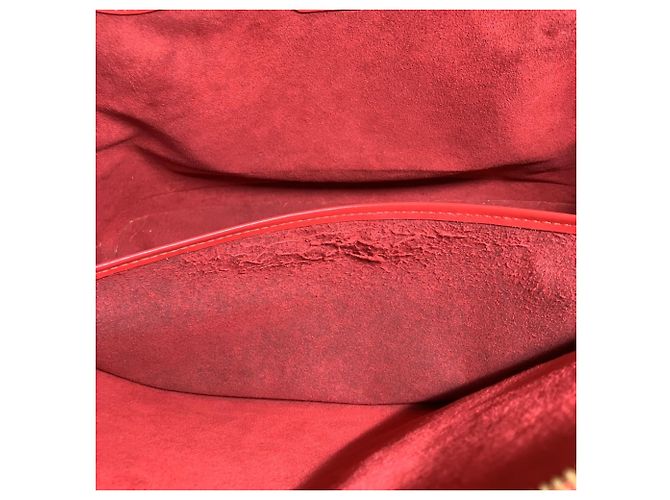 Louis Vuitton Lussac Handtasche Rot - Ansicht 6