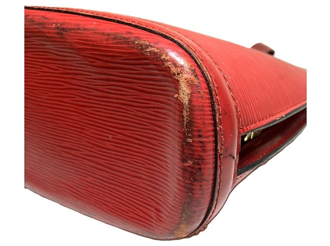 Louis Vuitton Lussac Handtasche Rot - Ansicht 8
