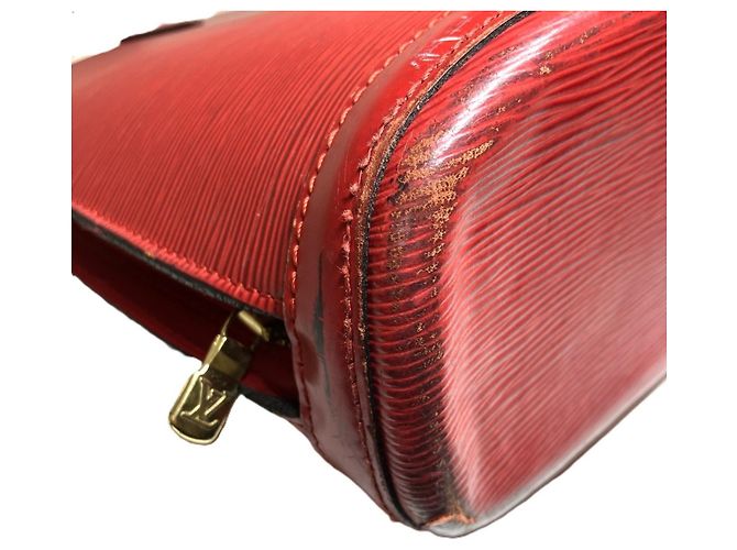 Louis Vuitton Lussac Handtasche Rot - Ansicht 9