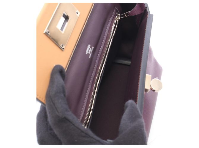 Hermès Hermes 24 Vanquatre 21 Mini Handbag Marrone Bordò Porpora Viola scuro - vista 3