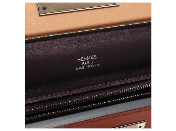 Hermès Hermes 24 Vanquatre 21 Mini Handbag Marrone Bordò Porpora Viola scuro - vista 4