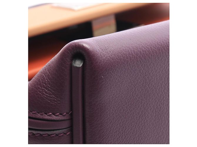 Hermès Hermes 24 Vanquatre 21 Mini Handbag Marrone Bordò Porpora Viola scuro - vista 6