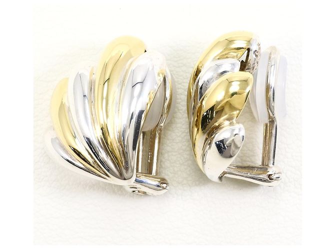 Autre Marque Pendientes de clip Leaf de Tiffany & Co. - vista 2