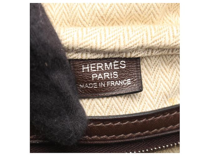 Hermès Borsa a mano Hermes Arion 50 Tail Boston Bag in pelle marrone - vista 4