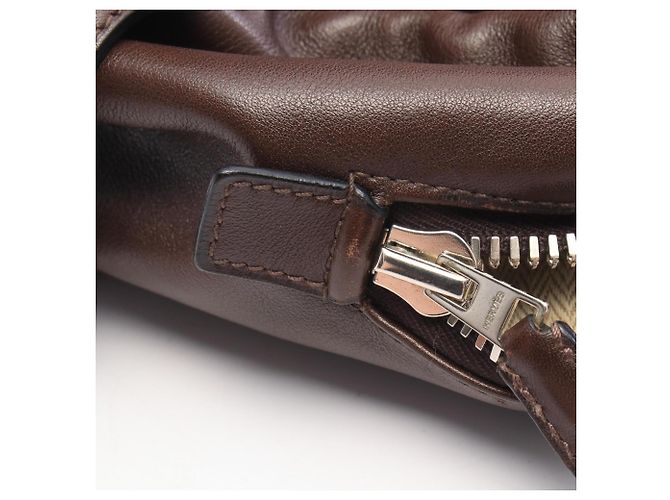 Hermès Borsa a mano Hermes Arion 50 Tail Boston Bag in pelle marrone - vista 8