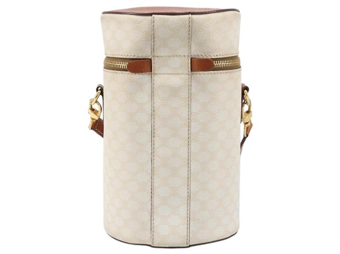 Céline Celine Vintage Macadam Canvas Small Beige - vista 2
