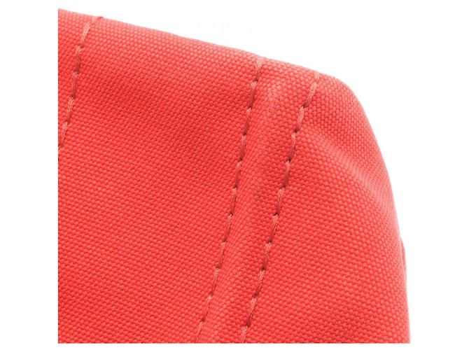 Borsa Tote Prada Canapa Rosso - vista 7