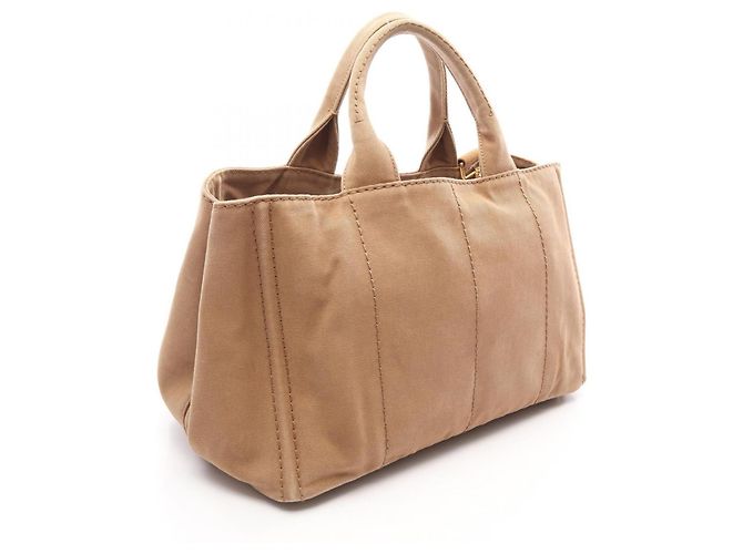 Bolso Tote 2-Way Prada CANAPA Castaño - vista 2
