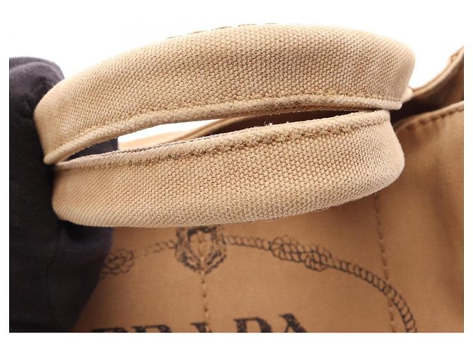 Bolso Tote 2-Way Prada CANAPA Castaño - vista 8