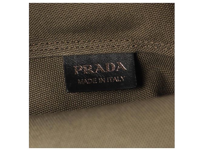 Bolso Tote 2-Way Prada DENIM+CITY CALF Negro Caqui Azul marino - vista 4
