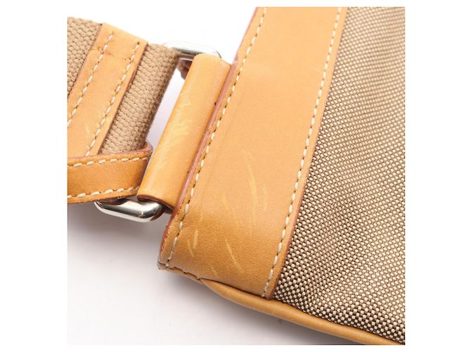 Borsa a tracolla Prada LOGO JACQUARD Marrone Beige - vista 7