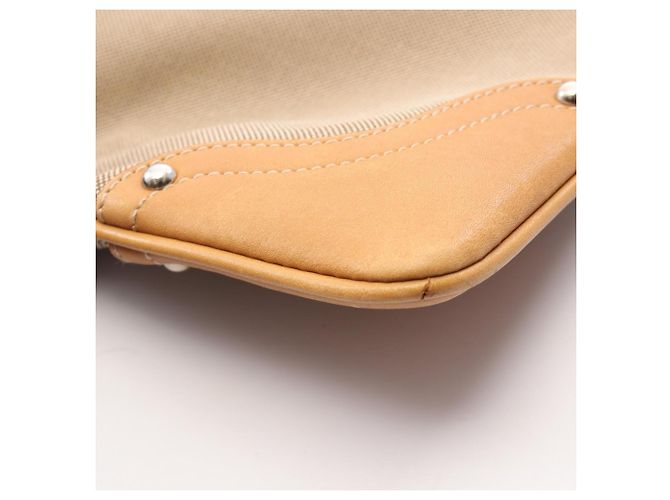 Borsa a tracolla Prada LOGO JACQUARD Marrone Beige - vista 8