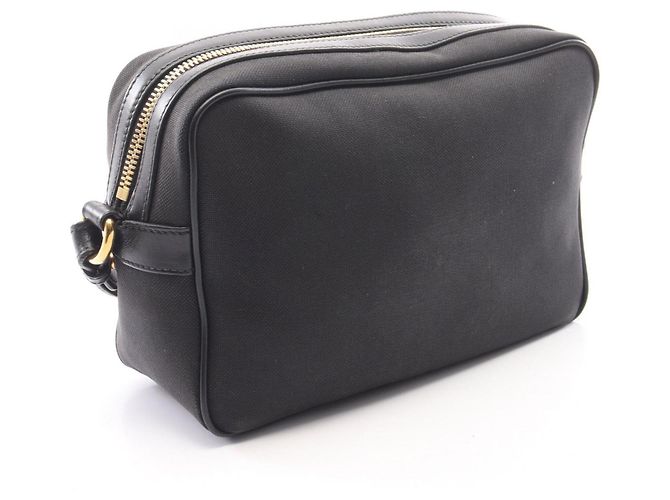 Borsa a tracolla Prada LOGO JACQUARD Nero - vista 2