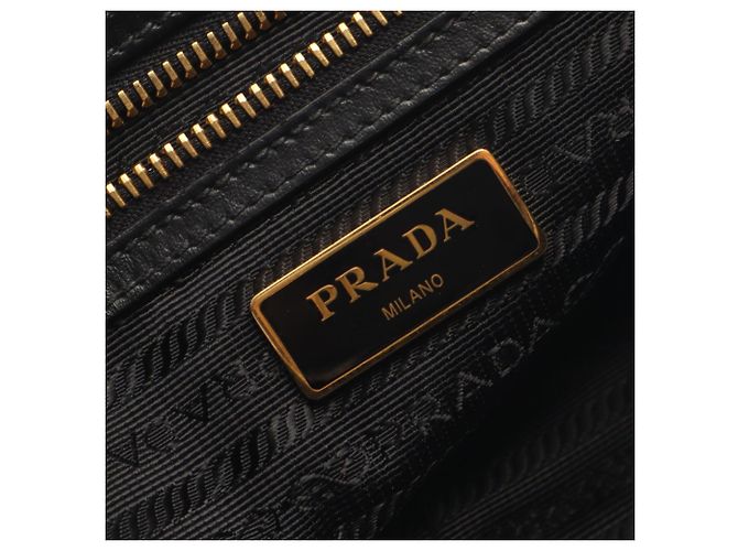 Borsa a tracolla Prada LOGO JACQUARD Nero - vista 4