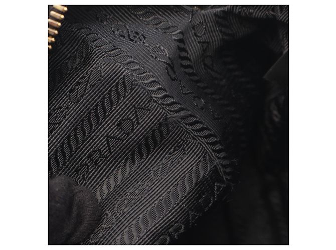 Borsa a tracolla Prada LOGO JACQUARD Nero - vista 5