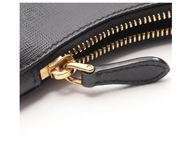 Saffiano Prada Re-Edition 2005 Schultertasche Schwarz - Ansicht 6