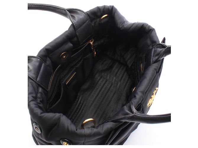 Borsa Prada TESSUTO BOMBER Nero - vista 3
