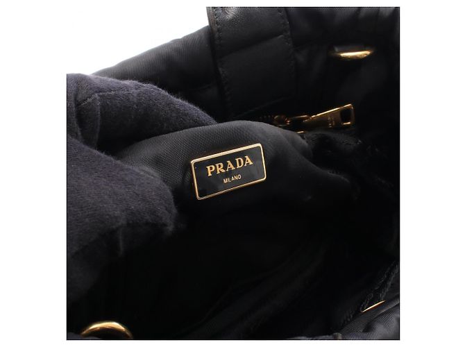 Borsa Prada TESSUTO BOMBER Nero - vista 4