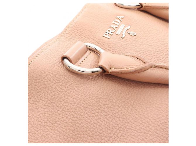 Borsa Tote 2-Way Prada VIT.DAINO Rosa - vista 8