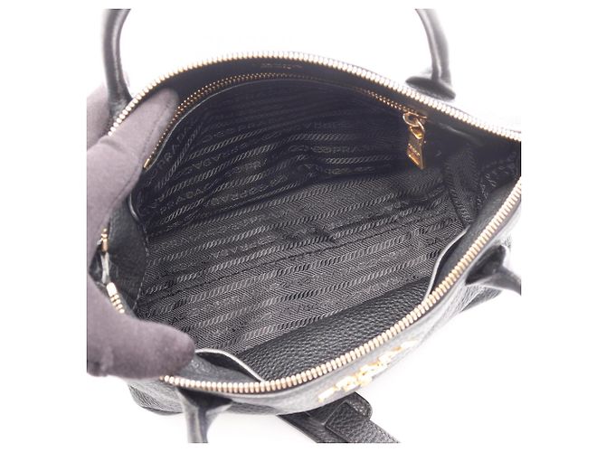 Borsa 2-Way Prada VIT.DAINO Nero - vista 3