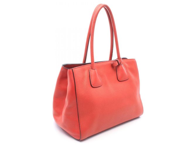 Saco Tote Prada VITELLO PHENIX Vermelho - vista 2