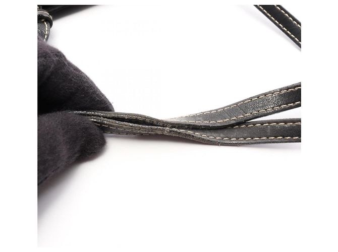 Borsa Tote Prada in Nylon e Pelle Nero - vista 11