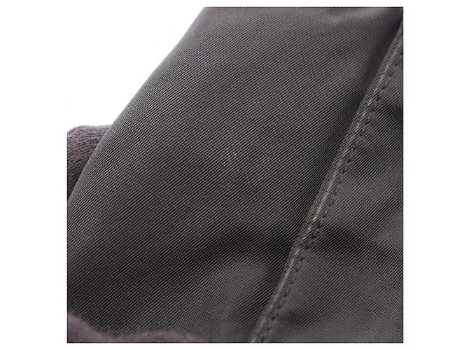 Borsa Tote Prada in Nylon e Pelle Nero - vista 15