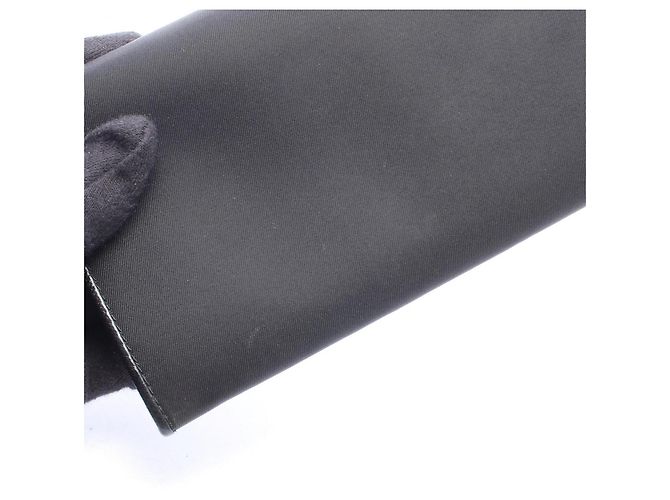 Prada Bi-fold Long Wallet mit Triangle-Logo Schwarz - Ansicht 6
