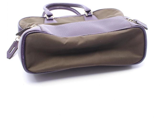 Sac à main Prada Khaki et Purple Violet Kaki - vue 6