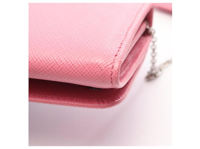 Saffiano Cartera larga Prada plegable en rosa - vista 9