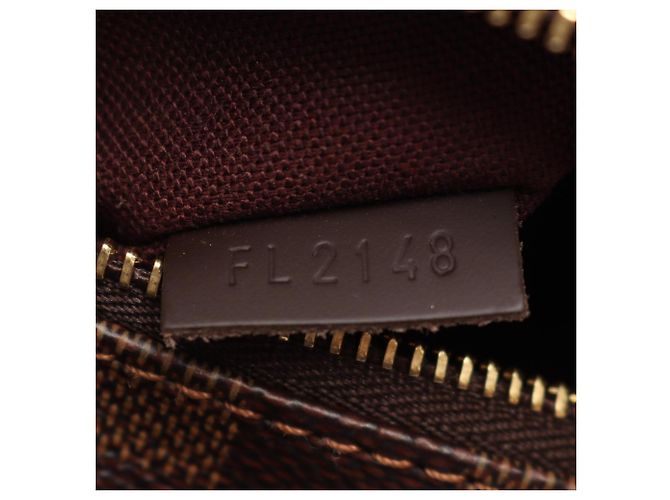 Borsa Tote Louis Vuitton Iena MM Marrone Damier ebene - vista 5