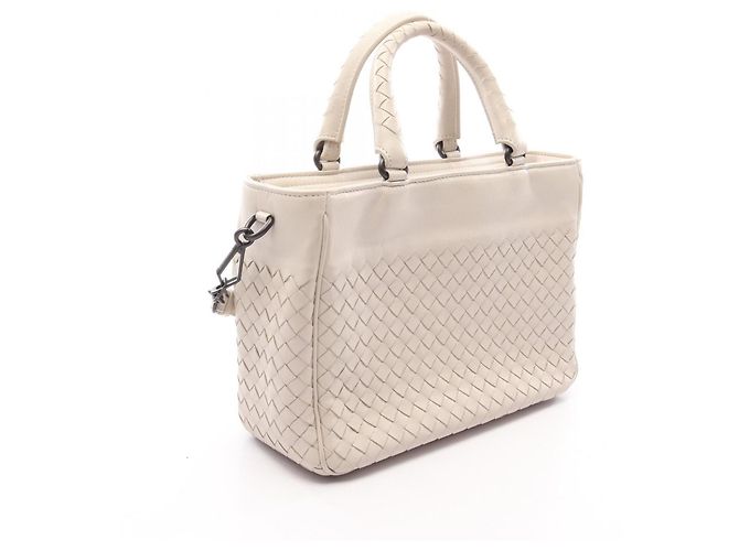 Borsa 2-Way Intrecciato Bottega Veneta Bianco - vista 2