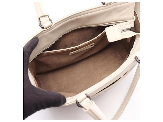Borsa 2-Way Intrecciato Bottega Veneta Bianco - vista 3