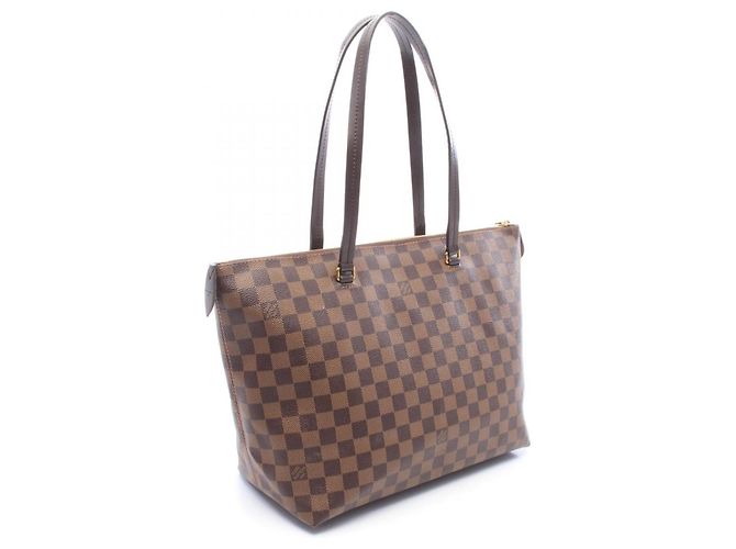 Borsa Tote Louis Vuitton IENA MM Damier Ebene Marrone - vista 2